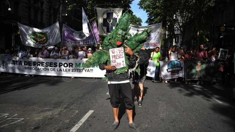 Organizaciones cann&aacute;bicas realizaron la Marcha Nacional de la Marihuana
