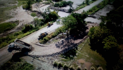 Rutas 20 y 61: trabajos incesantes