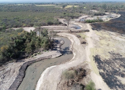 Manantiales: concluyeron obras en tres canales pincipales, incluido uno nuevo