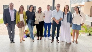 Autoridades educativas y la Asociaci&oacute;n Conciencia recorrieron el Centro de Verano Crecer de Monterrico