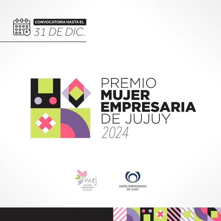 Convocatoria premio mujer empresaria de Jujuy 2023
