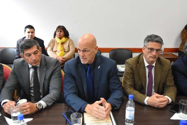 Legisladores recibieron al Tribunal de Evaluaci&oacute;n de los Concursos P&uacute;blicos para la designaci&oacute;n de jueces, defensores y fiscales del Poder Judicial