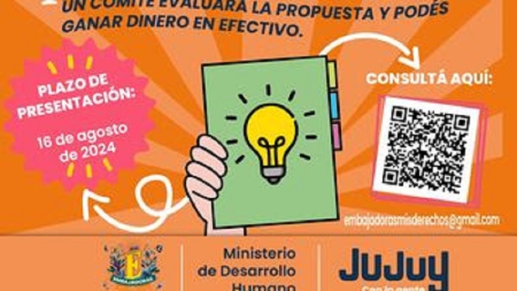 Invitan a participar del Concurso "Embajadoras de Mis Derechos"