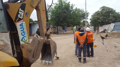 Instalan nueva red cloacal en arrayanal