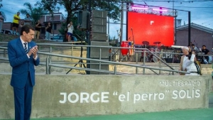 Sadir particip&oacute; de inauguraci&oacute;n del multiespacio "Jorge "el perro" Sol&iacute;s" en Chijra
