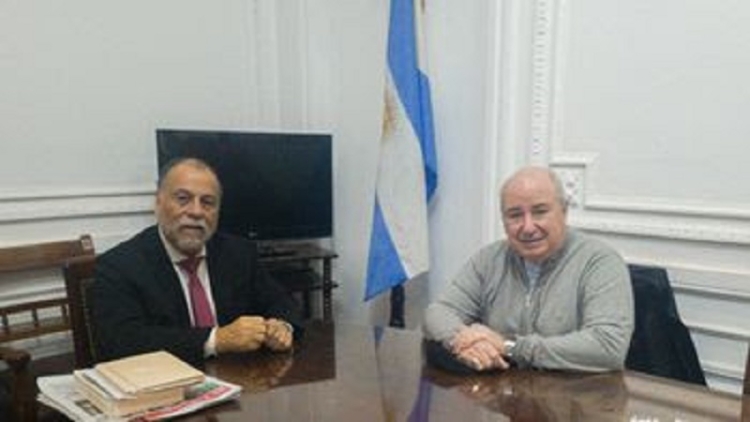 El ministro &Aacute;lvarez Garc&iacute;a recibi&oacute; al obispo Fern&aacute;ndez