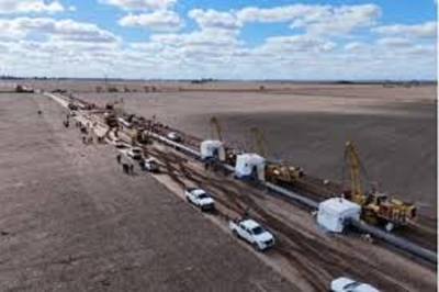 Terminaron antes de tiempo una obra estrat&eacute;gica para la reversi&oacute;n del Gasoducto Norte