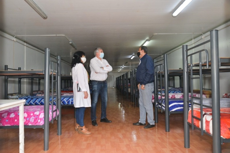 Preparativos en el Hospital de Campa&ntilde;a de Libertador