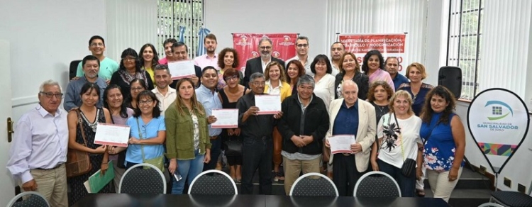 Entregaron certificados a los proyectos ganadores del Programa Presupuesto Participativo 2023