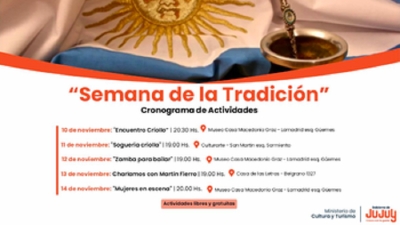 La Semana de la Tradici&oacute;n ofrece cinco actividades gratuitas en la capital