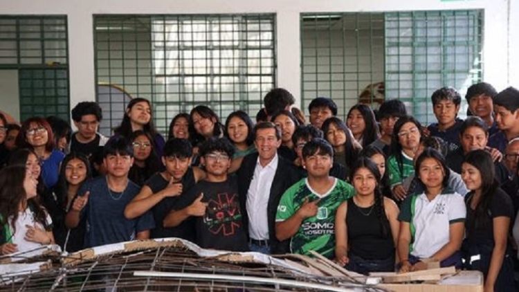 Sadir visit&oacute; el canch&oacute;n de "Los Loros"