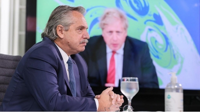 Alberto Fern&aacute;ndez insisti&oacute; con un "canje de deuda por acci&oacute;n clim&aacute;tica"
