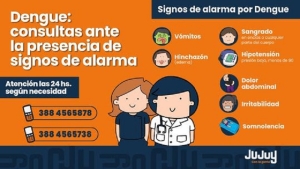 Dengue: Salud recuerda signos de alarma, ampl&iacute;a v&iacute;as a disposici&oacute;n para consulta y refuerza el seguimiento de pacientes