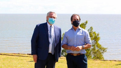 Fern&aacute;ndez y Lacalle Pou tuvieron su primera reuni&oacute;n desde que son presidentes