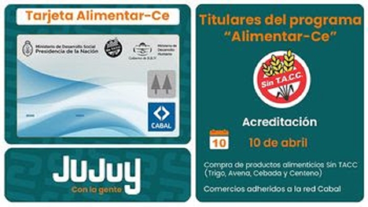 Acreditaci&oacute;n Tarjeta Alimentar-CE para personas con Celiaqu&iacute;a