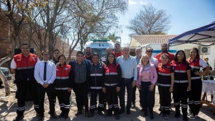 El Gobernador inaugur&oacute; la sede del SAME en Monterrico
