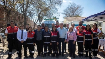 El Gobernador inaugur&oacute; la sede del SAME en Monterrico