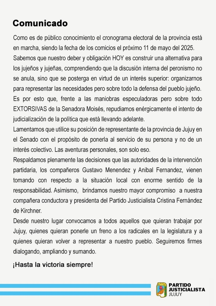 Comunicado