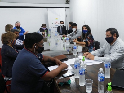 Paritaria 2021. Reuni&oacute;n entre Gobierno y Docentes