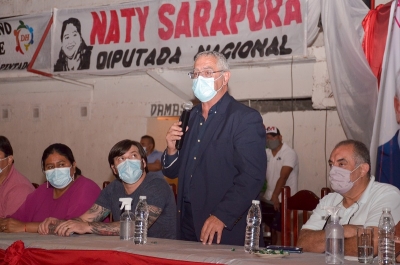 Desde Fraile Bouhid llam&oacute; a los juje&ntilde;os a ratificar en las urnas la gesti&oacute;n del gobernador Morales