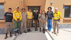 Incendios Forestales. Presencia territorial de Ambiente a trav&eacute;s de la Base de Humahuaca