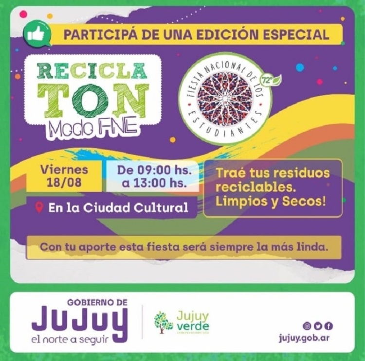 Reciclat&oacute;n en Ciudad Cultural: modo FNE