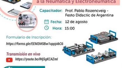Educaci&oacute;n T&eacute;cnico Profesional: capacitaci&oacute;n virtual en neum&aacute;tica y electroneum&aacute;tica
