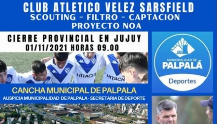 Promesas juje&ntilde;as fueron captadas en el scouting de V&eacute;lez en Palpal&aacute;
