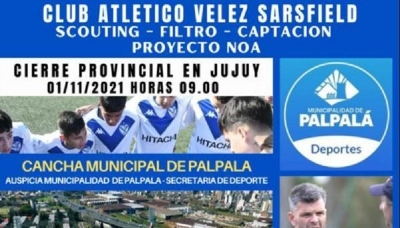 Promesas juje&ntilde;as fueron captadas en el scouting de V&eacute;lez en Palpal&aacute;