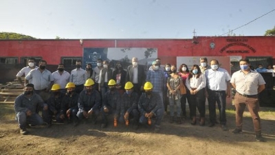En Manantiales Morales dio inicio a la obra de la Escuela Secundaria Rural