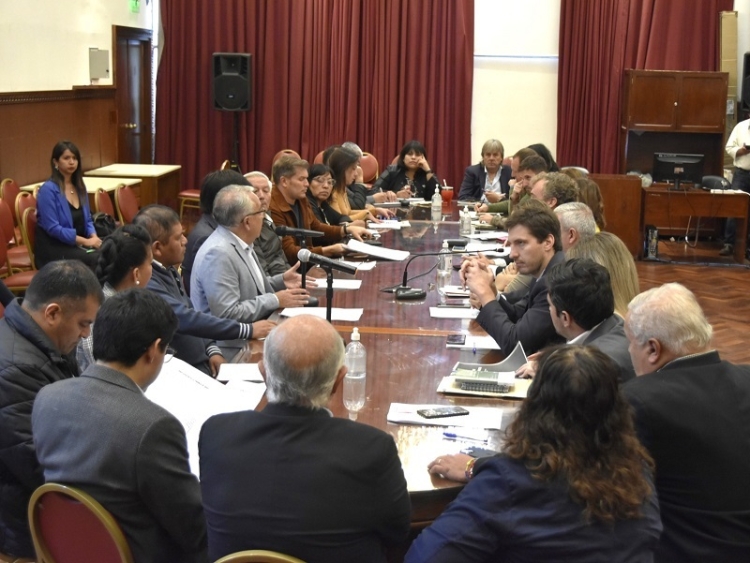 La Comisi&oacute;n de Asuntos Institucionales recibi&oacute; inquietudes de intendentes y presidentes de Consejos Comunales.