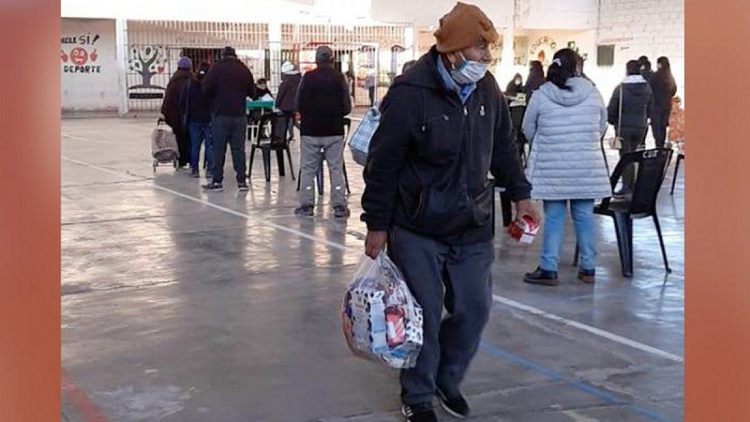 Programa "Comer en Casa" en Monterrico