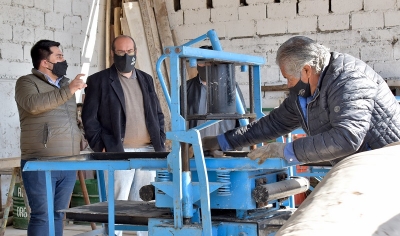 Potenciamos la econom&iacute;a, fuentes laborales y mejoramientos en los barrios con la bloquera municipal