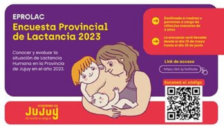 Avanza la Encuesta Provincial de Lactancia 2023