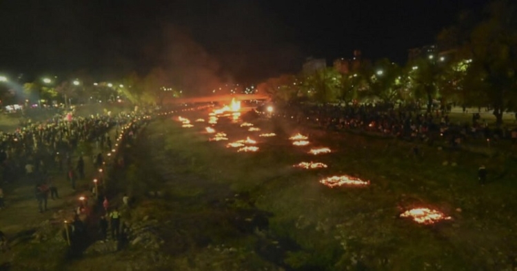 Marcha Evocativa y Quema Simb&oacute;lica conmemorando el 211&deg; Aniversario del &Eacute;xodo Juje&ntilde;o