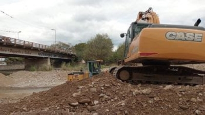 Avanzan obras de encauce en el R&iacute;o Xibi Xibi