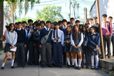 Visita de alumnos de la Escuela de Educaci&oacute;n T&eacute;cnica N&deg; 1 &ldquo;Escol&aacute;stico Zegada&rdquo;
