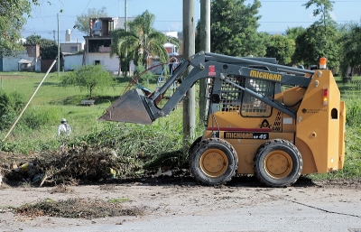 Tareas de limpieza y erradicaci&oacute;n de microbasurales en palpal&aacute;