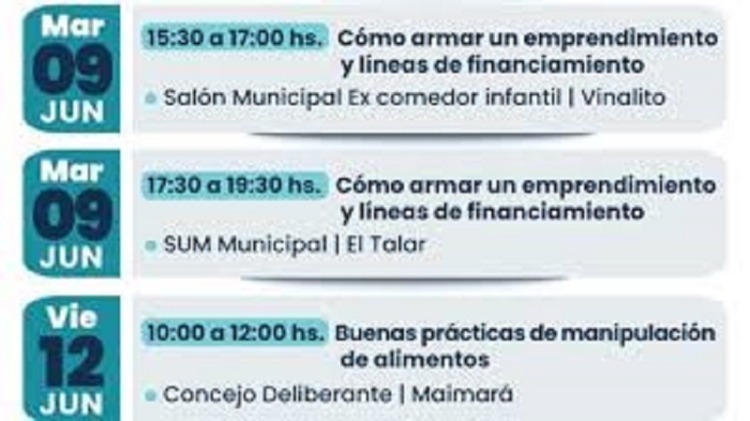 Nuevos talleres para fortalecer emprendimientos locales