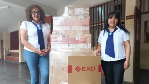 Entusiasmo en la comunidad educativa por la entrega de equipamientos tecnol&oacute;gicos de PROMACE