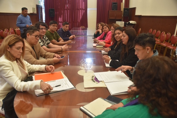 La comisi&oacute;n de Igualdad de G&eacute;nero recibi&oacute; a los organizadores de la marcha del Orgullo LGTBIQ+