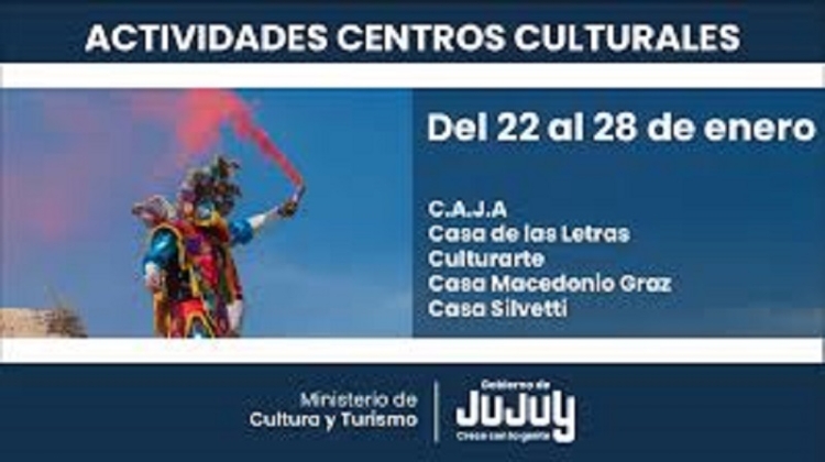 Los talleres y las muestras protagonizan el verano en los centros culturales de Jujuy
