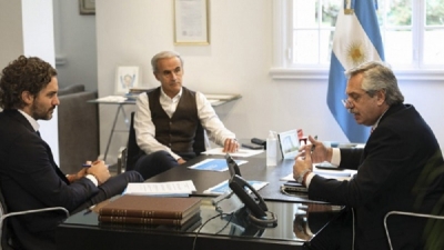 Fern&aacute;ndez y Pi&ntilde;era acordaron trabajar en conjunto para enfrentar la pandemia