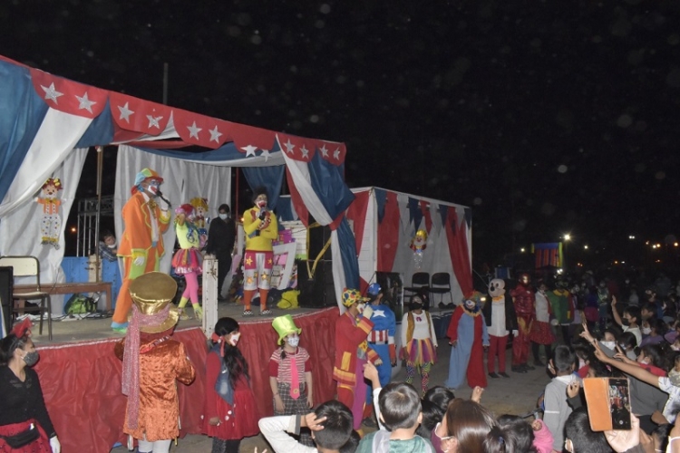 Palpal&aacute; cerr&oacute; a lo grande los festejos por el "D&iacute;a de las Infancias" con una innovadora visita por los barrios