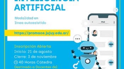 Habilitan inscripci&oacute;n al Curso de Inteligencia Artificial para docentes