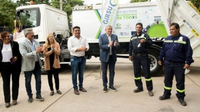 Fuerte aporte para la gesti&oacute;n de residuos en Rodeito