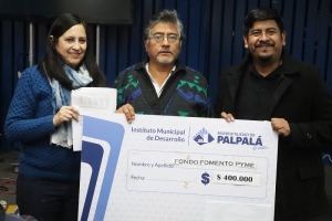 La municipalidad otorg&oacute; m&aacute;s de $1.800.000 en cr&eacute;ditos a emprendedores palpale&ntilde;os con tasas accesibles
