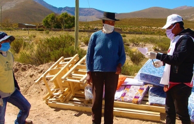 Ayuda directa a familias del departamento Yavi