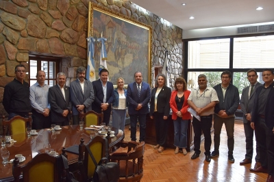 Alberto Bernis trato una nutrida agenda con autoridades acad&eacute;micas de la UNJu