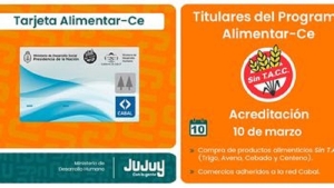 Acreditaci&oacute;n de la Tarjeta Alimentar-Ce para personas con celiaqu&iacute;a